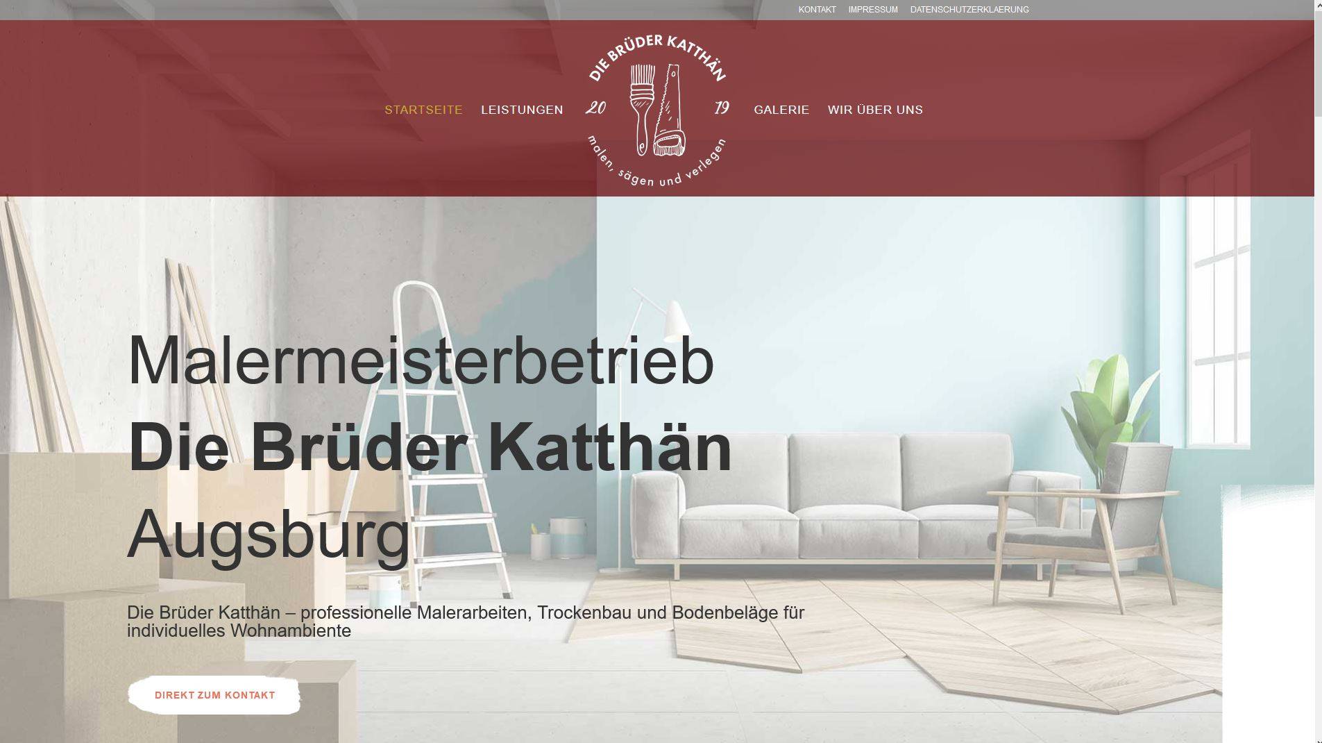 Digitale Werbeagentur für Webdesign für Malerbetrieb in Augsburg Lechhausen